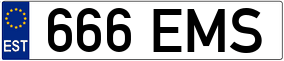 Truck License Plate